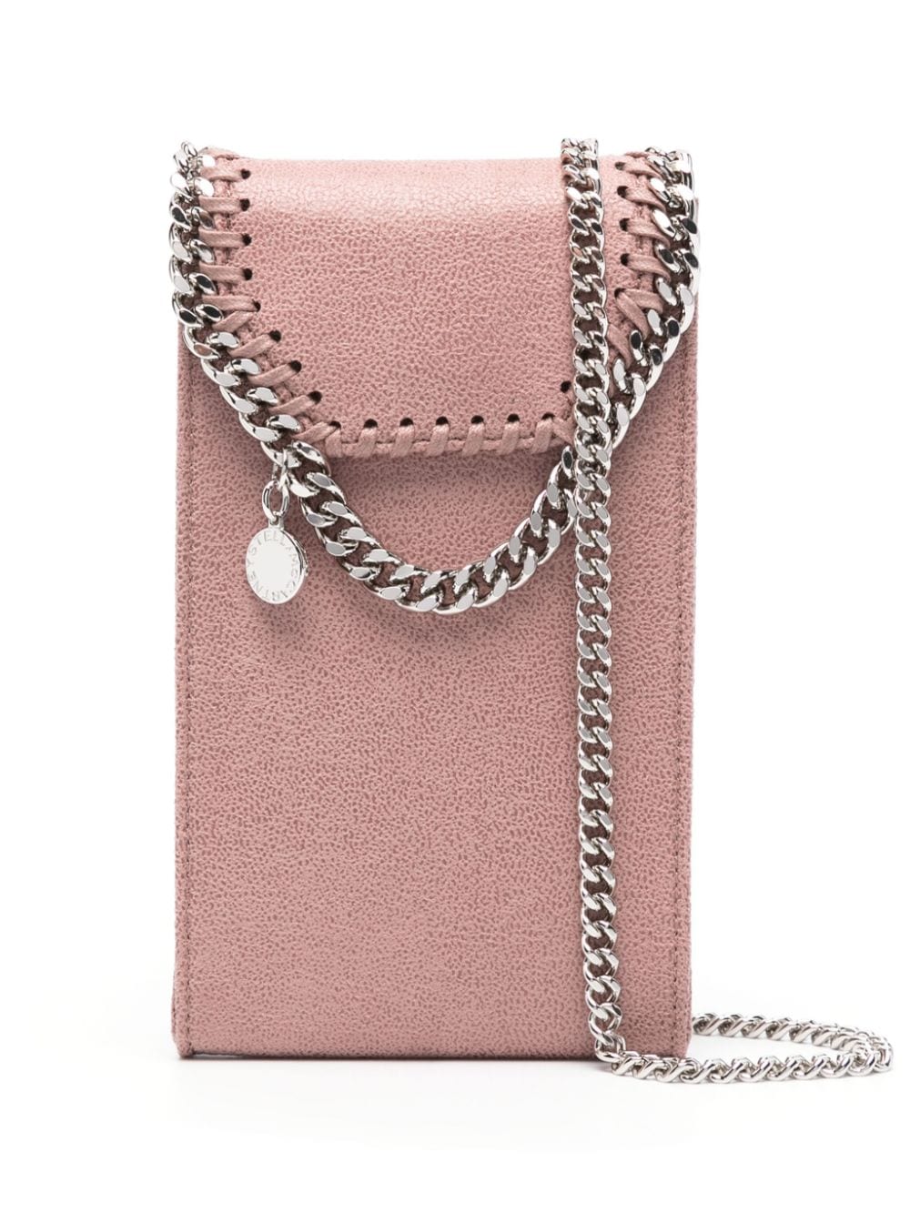 Stella McCartney Falabella chain-link phone pouch - Pink von Stella McCartney