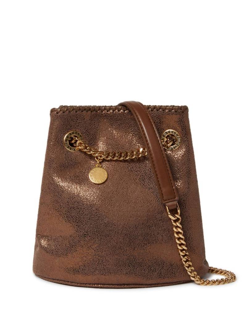 Stella McCartney Falabella faux-leather bucket bag - Brown von Stella McCartney