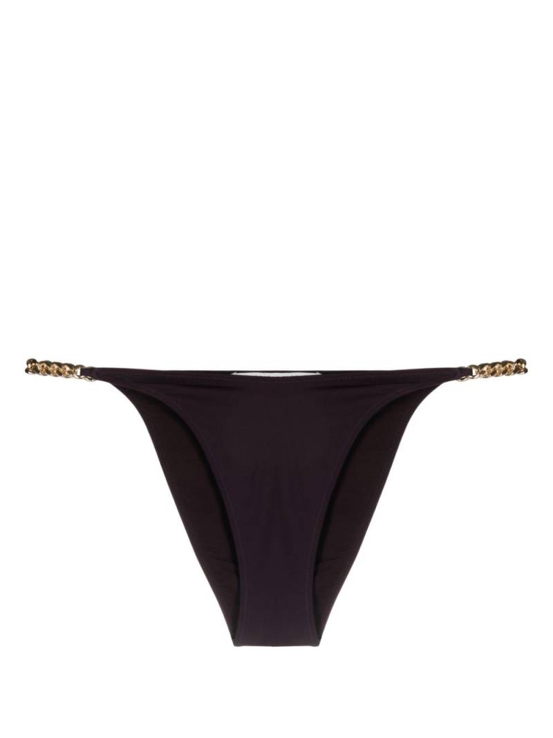 Stella McCartney Falabella high-waist bikini bottoms - Purple von Stella McCartney