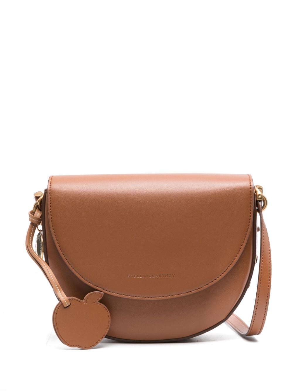 Stella McCartney Frayme Whipstitch crossbody bag - Brown von Stella McCartney