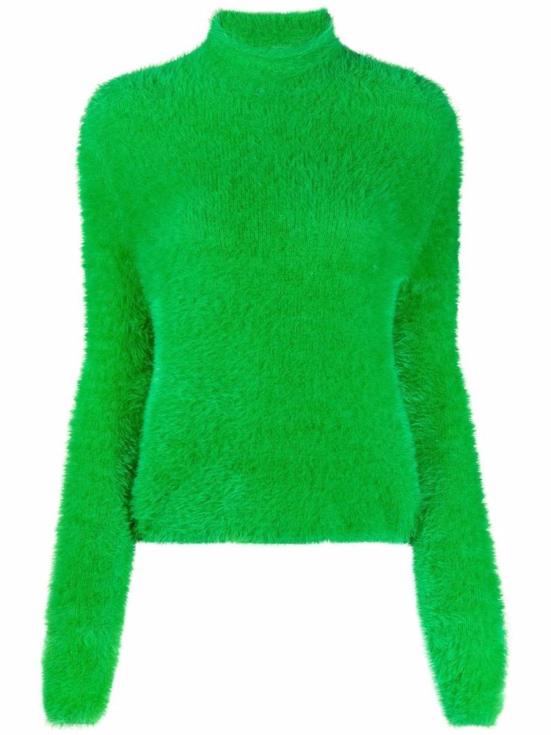 Stella McCartney Fur Free Fur rollneck jumper - Green von Stella McCartney