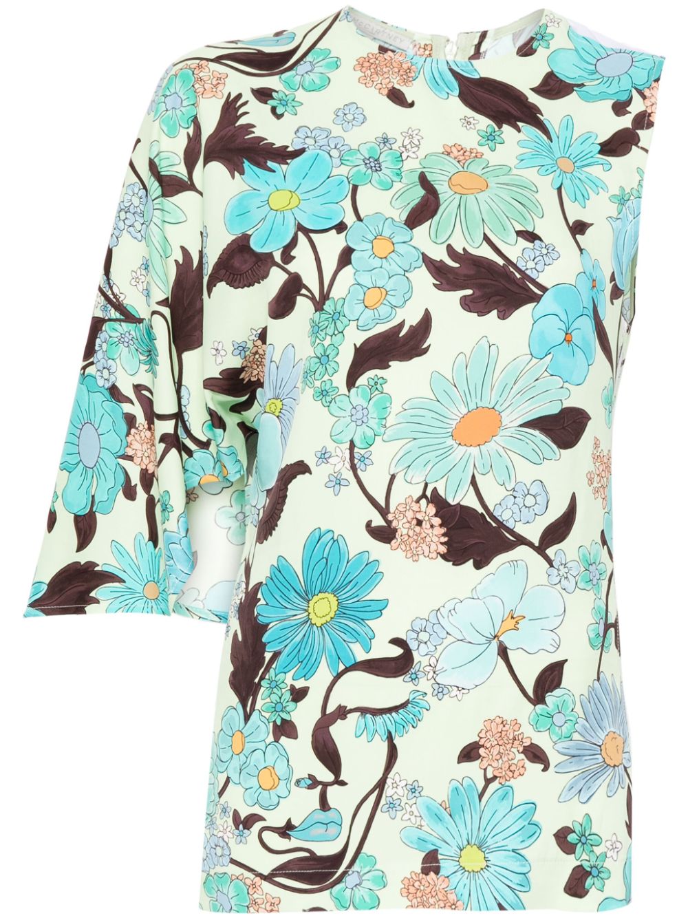 Stella McCartney Garden-print blouse - Green von Stella McCartney