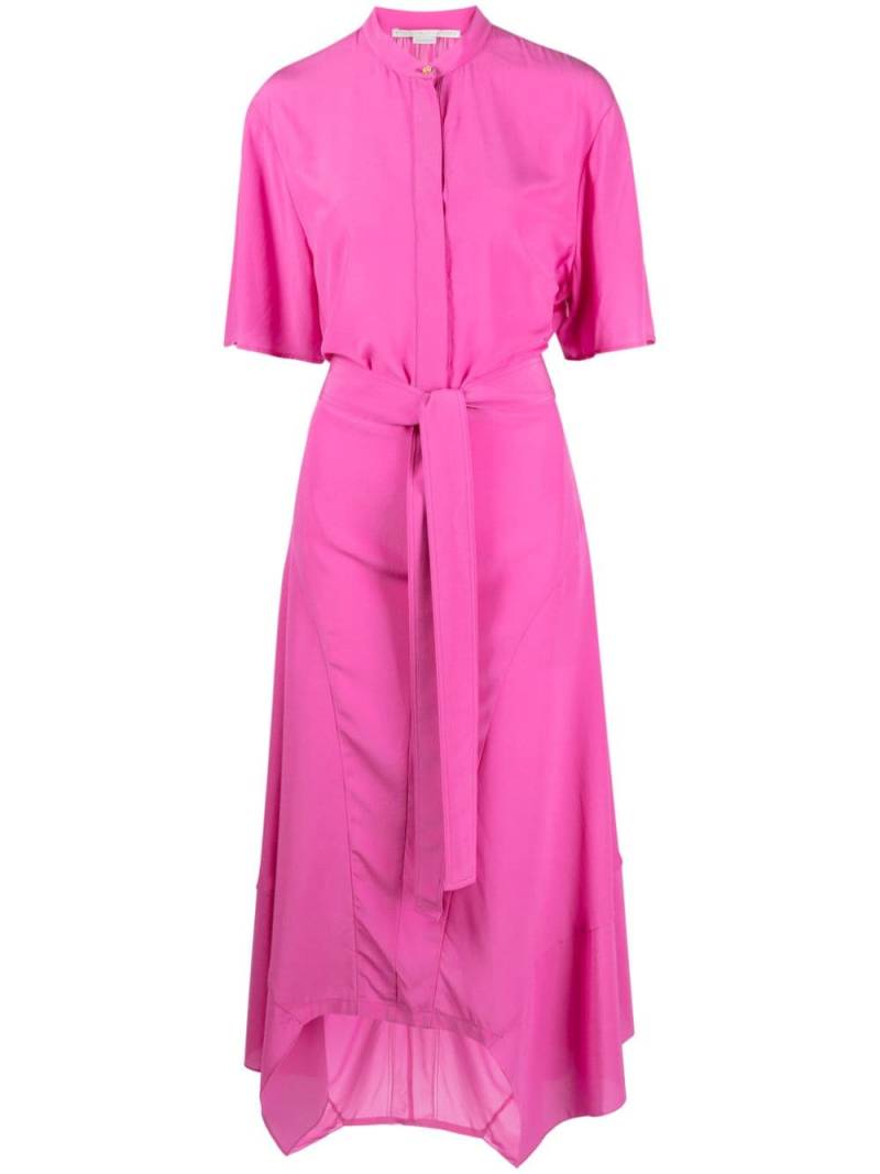 Stella McCartney Iconics crepe asymmetric dress - Pink von Stella McCartney
