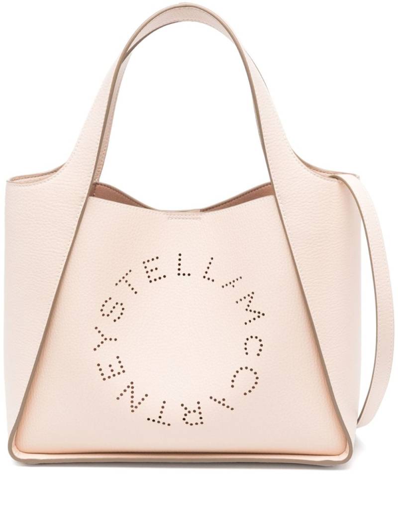Stella McCartney Logo Grainy Alter Mat tote bag - Pink von Stella McCartney