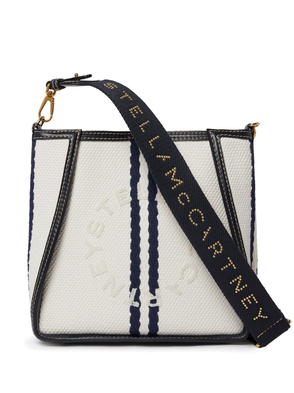 Stella McCartney Logo Ryder shoulder bag - White von Stella McCartney