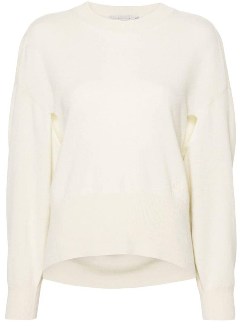 Stella McCartney Regenerated cashmere blend jumper - Yellow von Stella McCartney