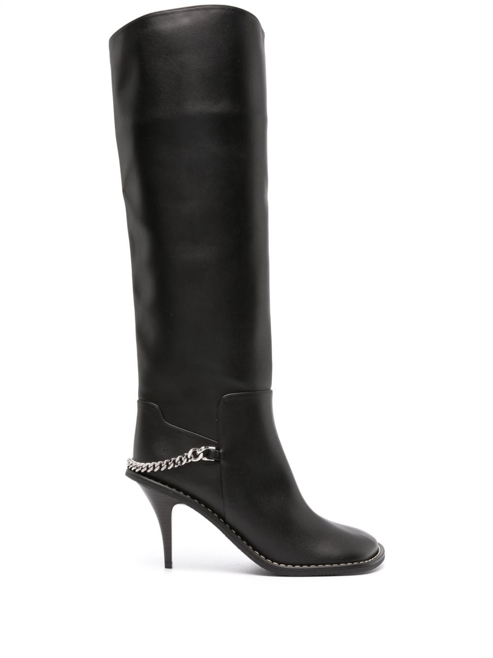 Stella McCartney Ryder 110mm faux-leather knee-high boots - Black von Stella McCartney