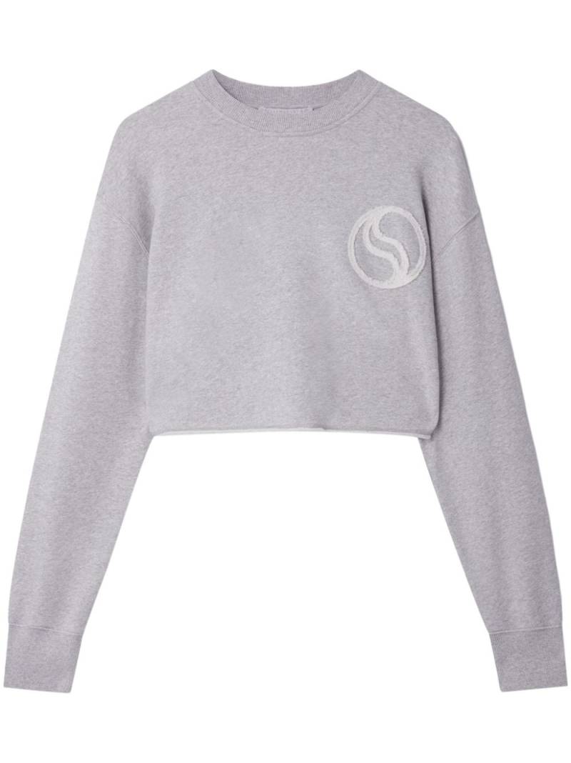 Stella McCartney S-Wave cropped sweatshirt - Grey von Stella McCartney