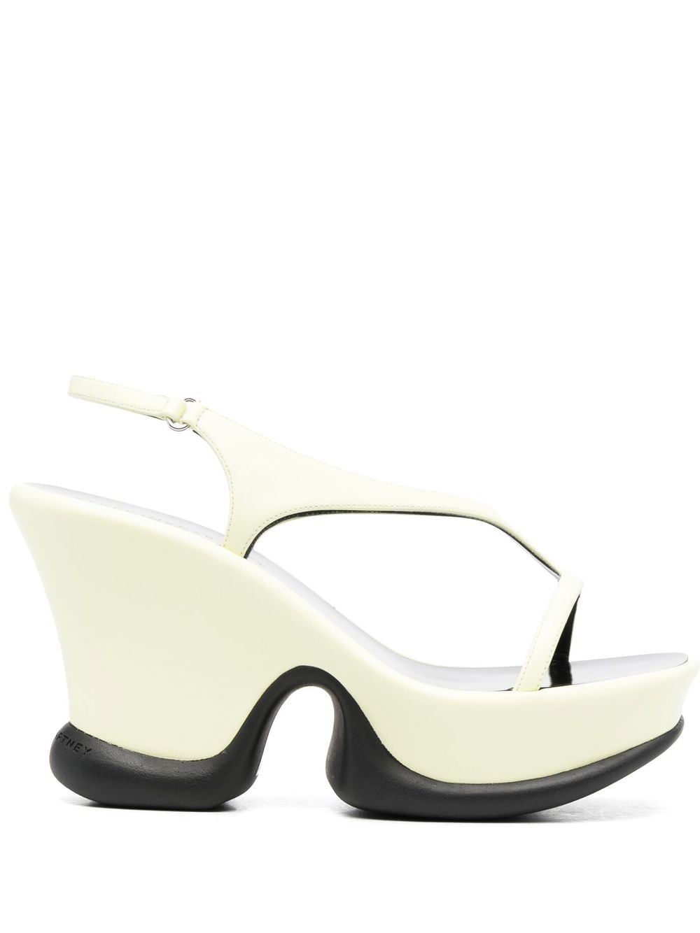 Stella McCartney Shroom slingback wedge 110mm sandals - Yellow von Stella McCartney