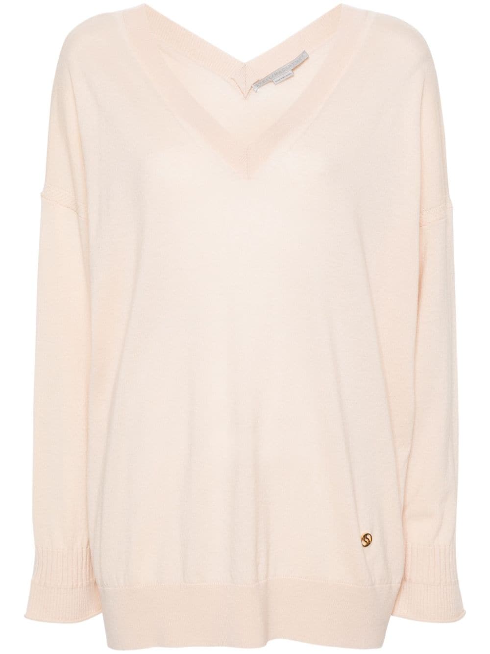 Stella McCartney Stella Iconics fine-knit jumper - Pink von Stella McCartney