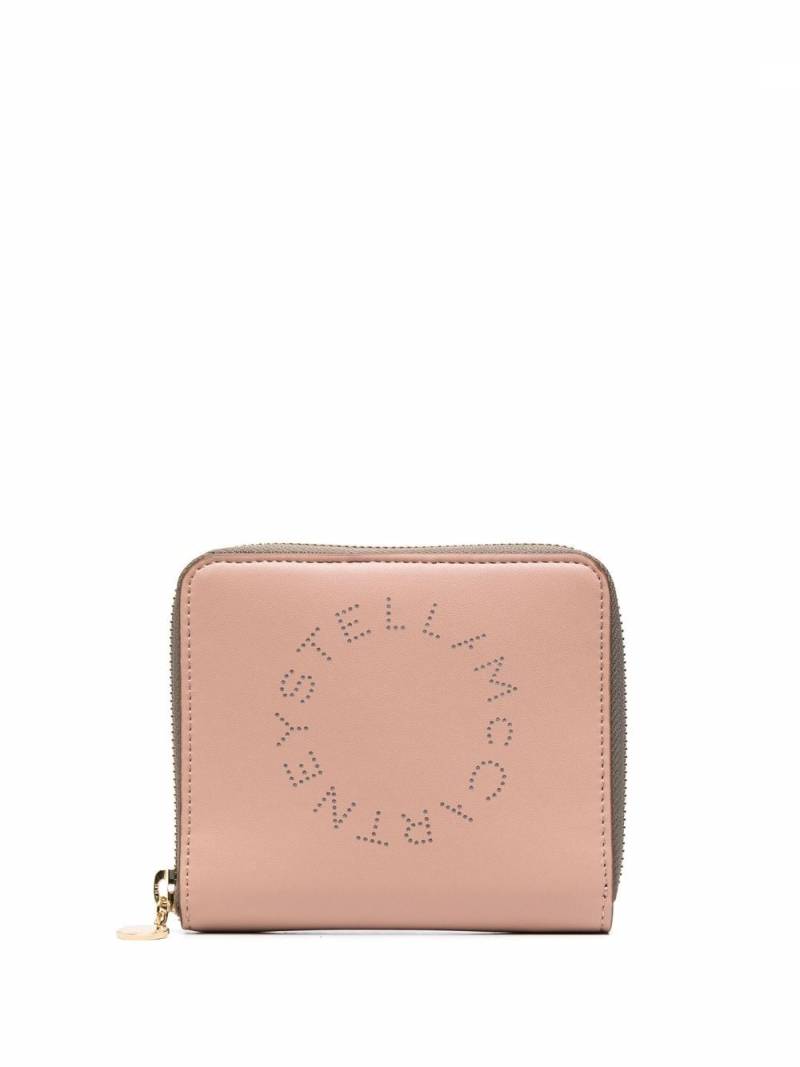Stella McCartney Stella Logo zip-around wallet - Pink von Stella McCartney