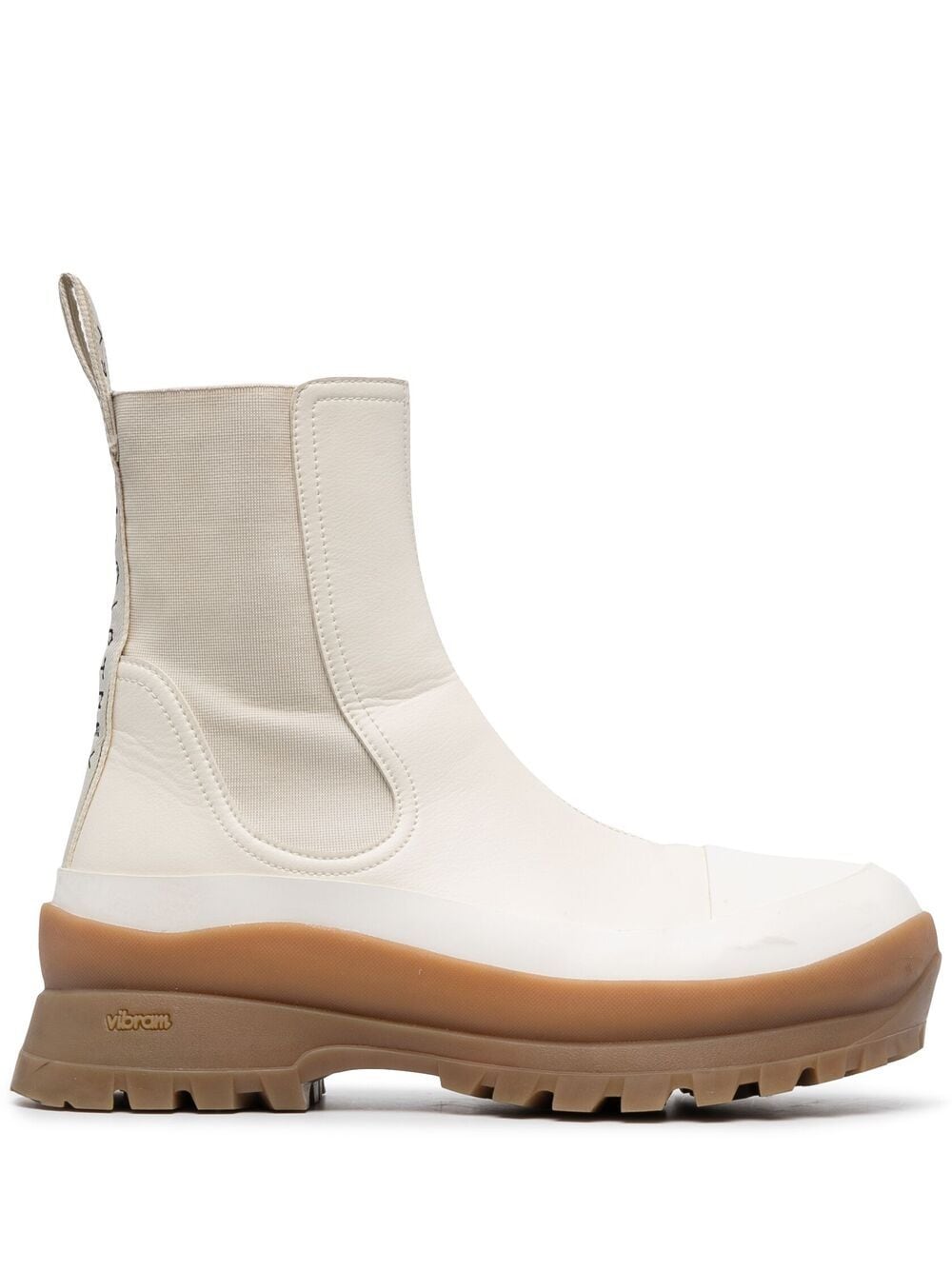 Stella McCartney Trace logo-print boots - Neutrals von Stella McCartney