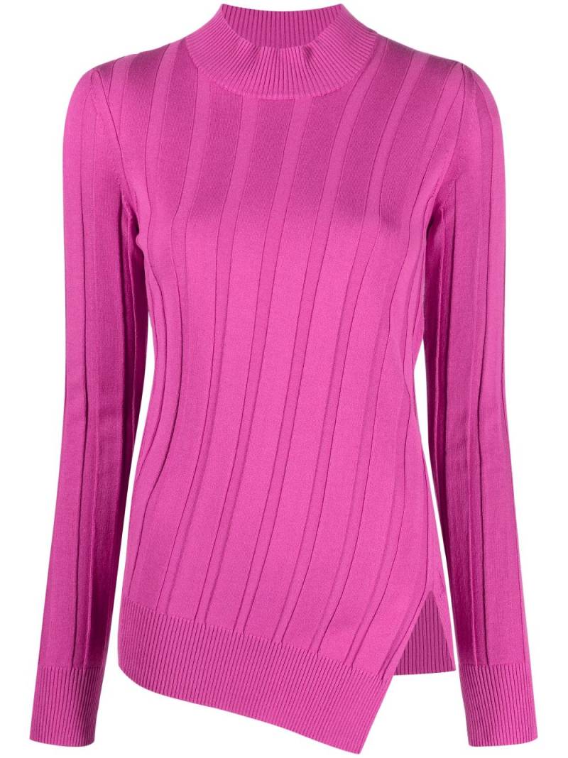 Stella McCartney asymmetric knitted top - Pink von Stella McCartney