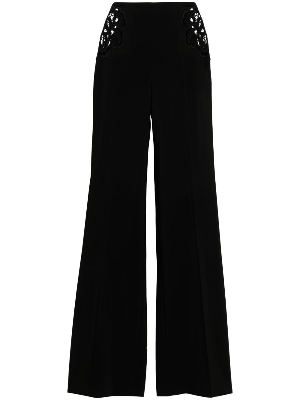 Stella McCartney broderie-anglaise tailored trousers - Black von Stella McCartney