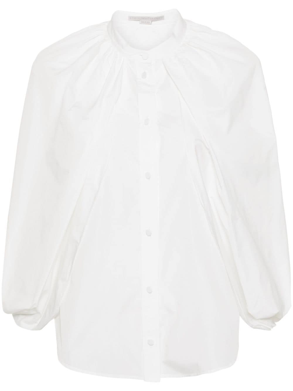 Stella McCartney cape-insert shirt - White von Stella McCartney