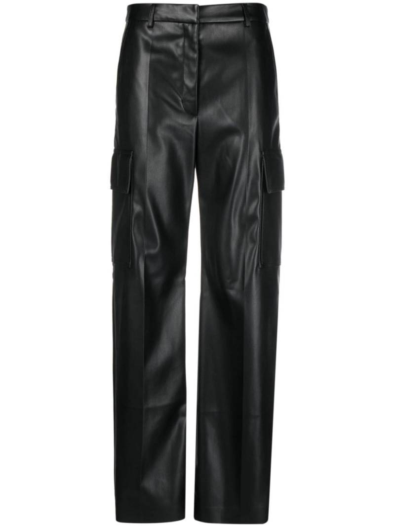 Stella McCartney cargo-pocket straight-leg trousers - Black von Stella McCartney