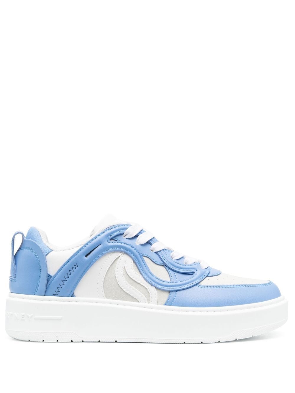 Stella McCartney colour-block low-top sneakers - Blue von Stella McCartney