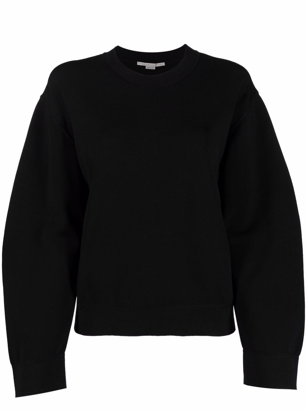 Stella McCartney compact-knit jumper - Black von Stella McCartney