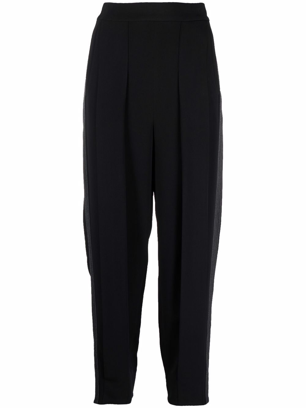 Stella McCartney contrast-stitch trousers - Black von Stella McCartney