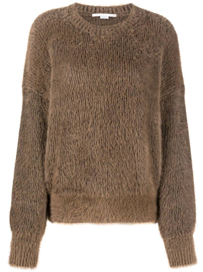 Stella McCartney crew-neck knitted jumper - Brown von Stella McCartney