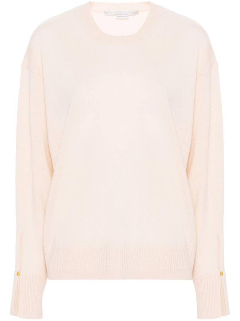 Stella McCartney crew-neck long-sleeve jumper - Pink von Stella McCartney