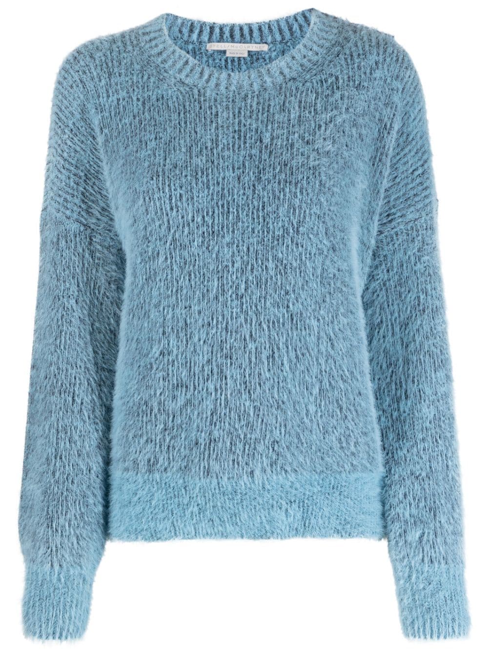 Stella McCartney crew-neck knitted jumper - Blue von Stella McCartney