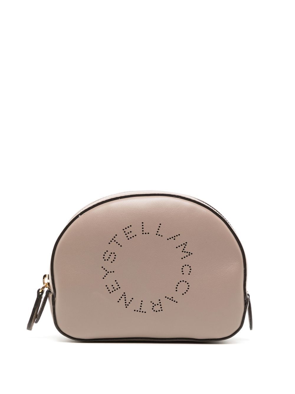 Stella McCartney cut out-logo zip-up makeup bag - Pink von Stella McCartney