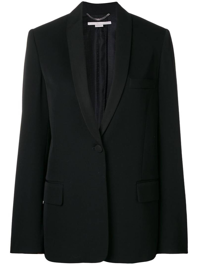 Stella McCartney deep v-neck blazer - Black von Stella McCartney