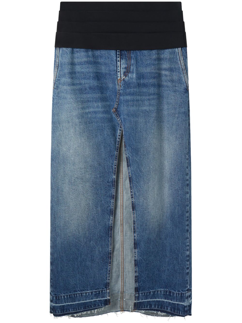 Stella McCartney denim maxi skirt - Blue von Stella McCartney