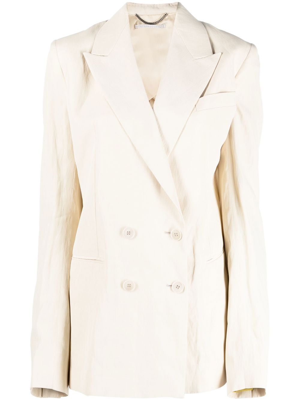 Stella McCartney double-breasted blazer - Neutrals von Stella McCartney