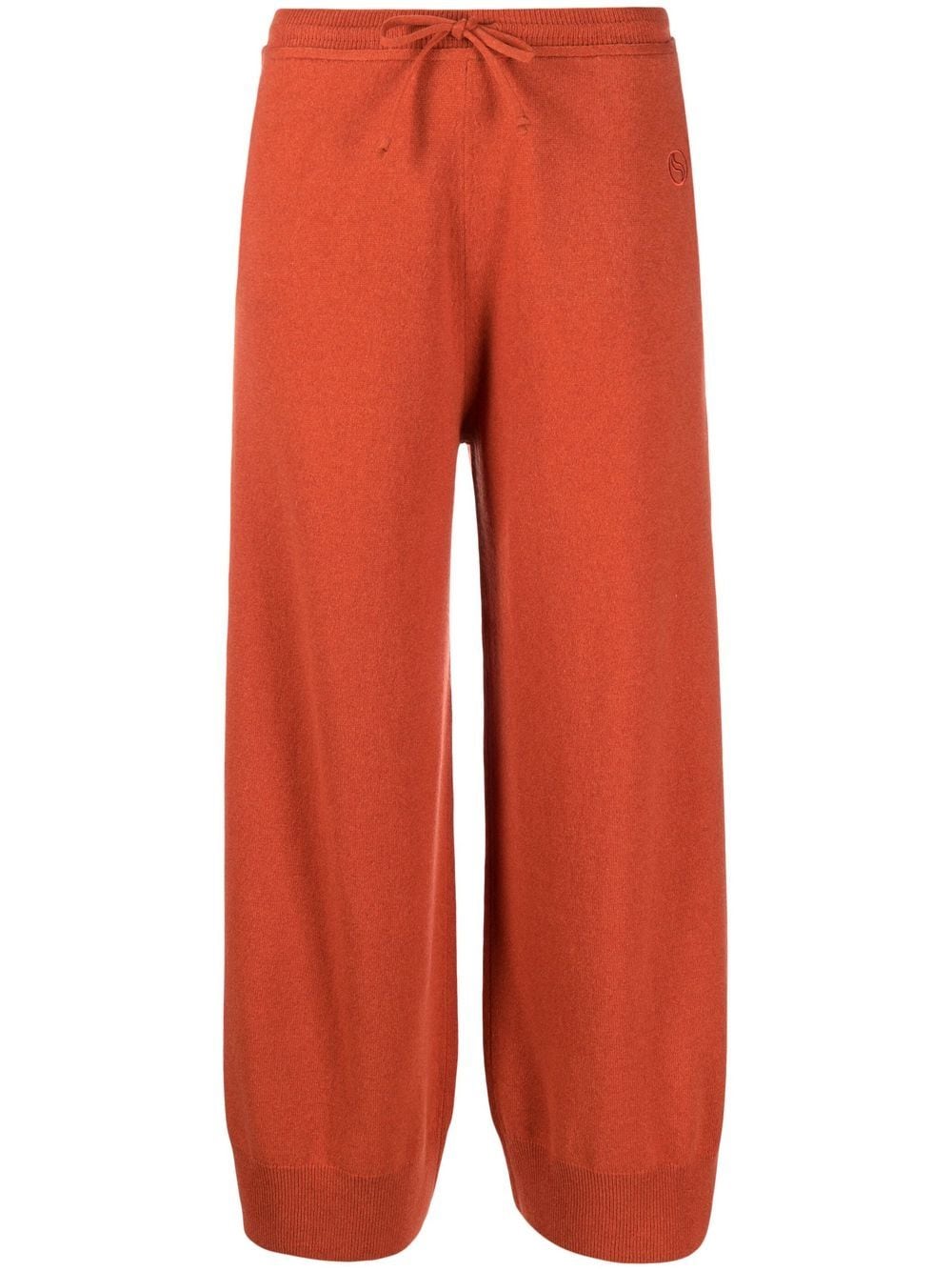 Stella McCartney drawstring knitted trousers - Orange von Stella McCartney