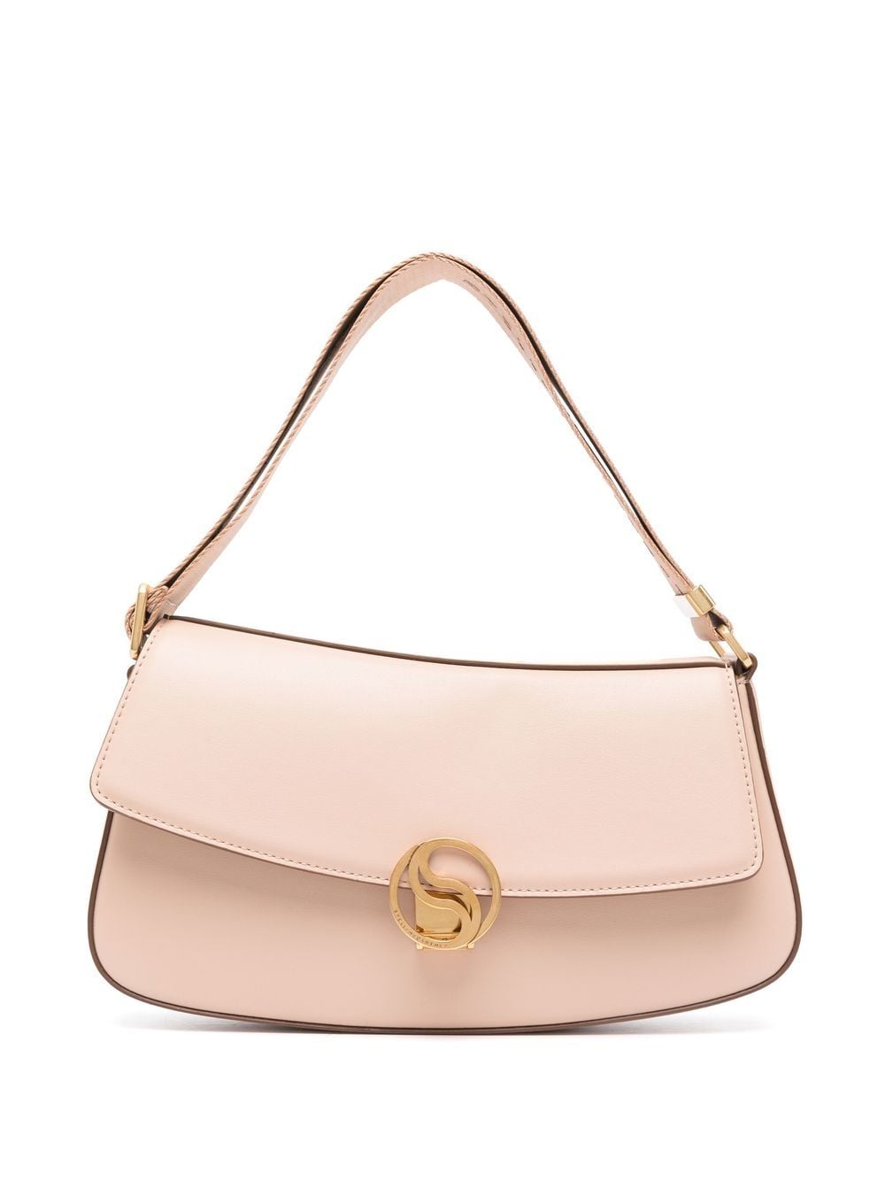 Stella McCartney engraved-logo shoulder-bag - Pink von Stella McCartney