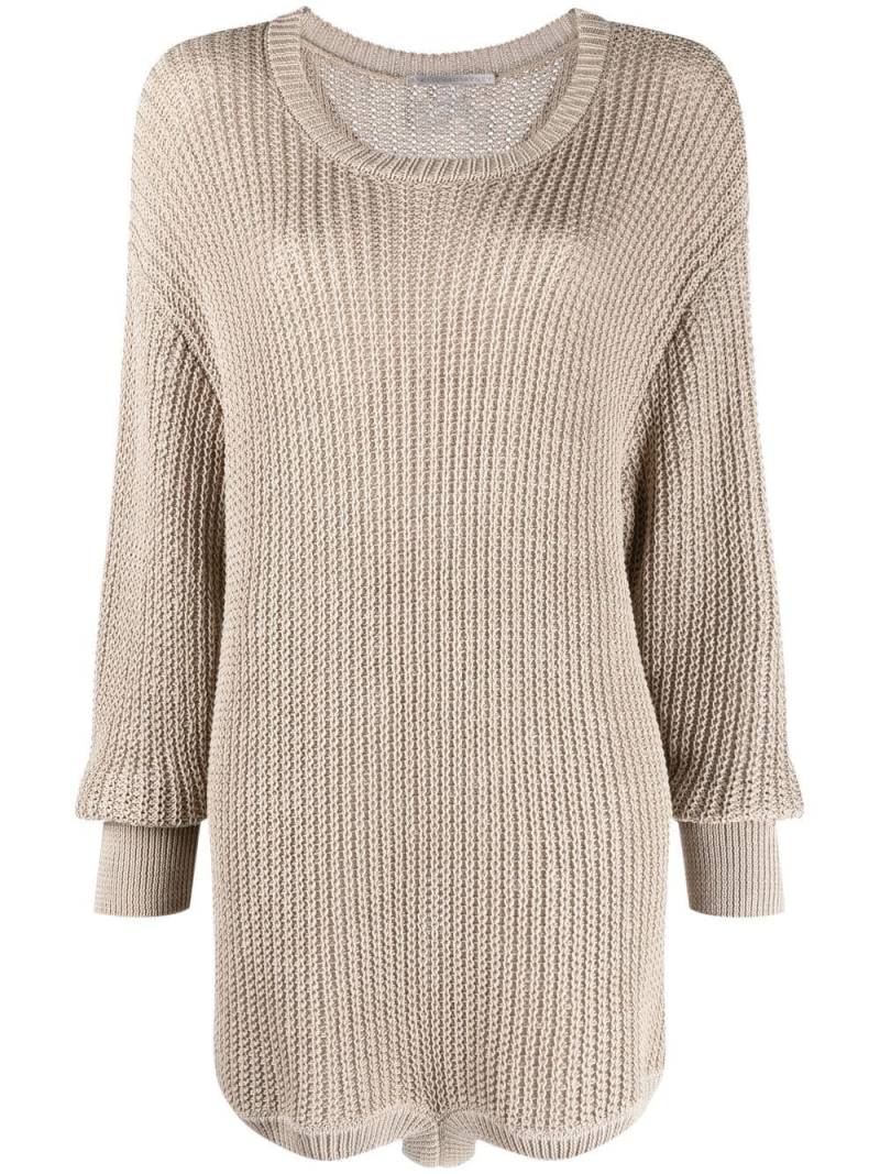 Stella McCartney fisherman's knit jumper - Brown von Stella McCartney