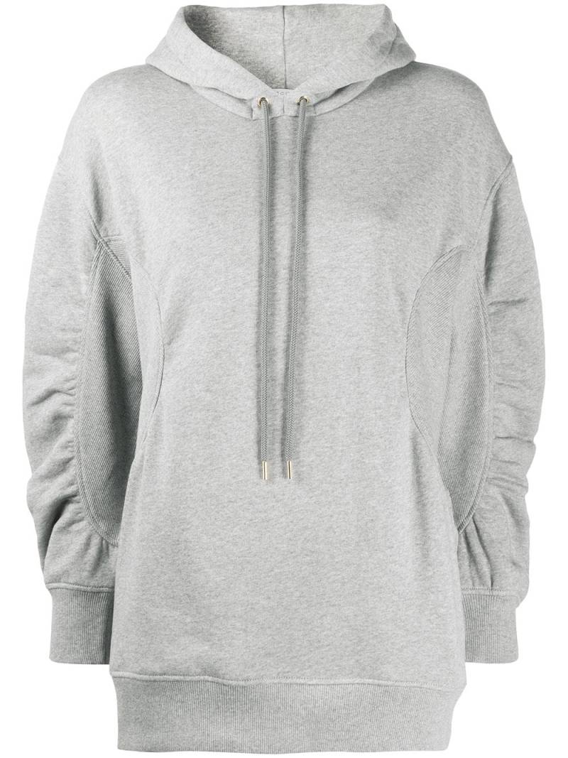 Stella McCartney flared sleeve hoodie - Grey von Stella McCartney