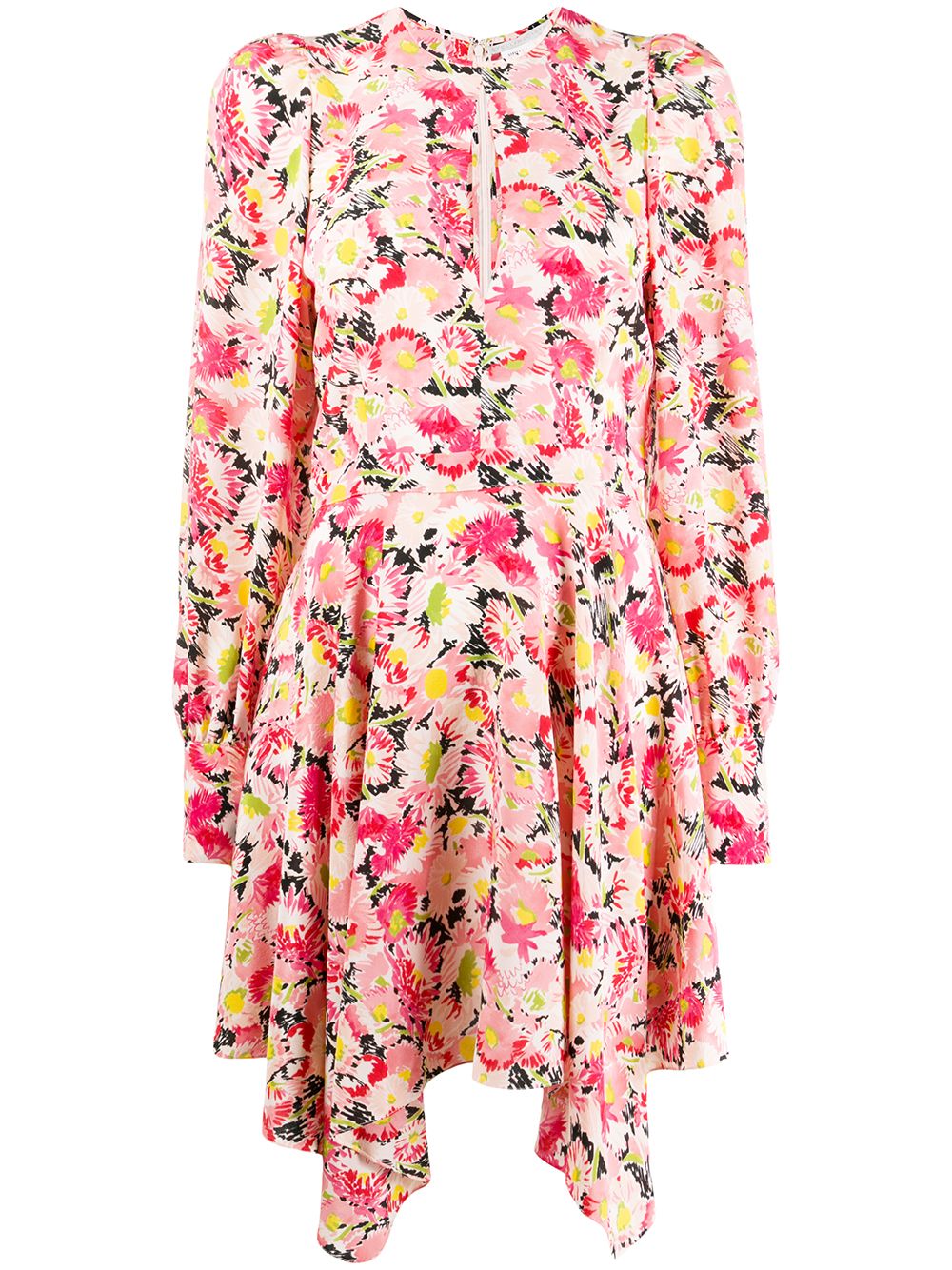 Stella McCartney floral-print asymmetric dress - Pink von Stella McCartney