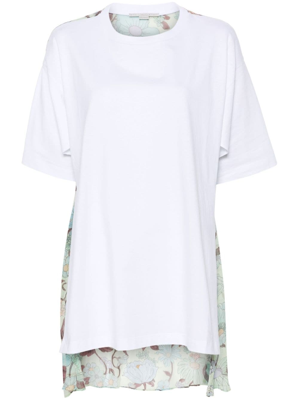 Stella McCartney floral-print panel T-shirt - Green von Stella McCartney