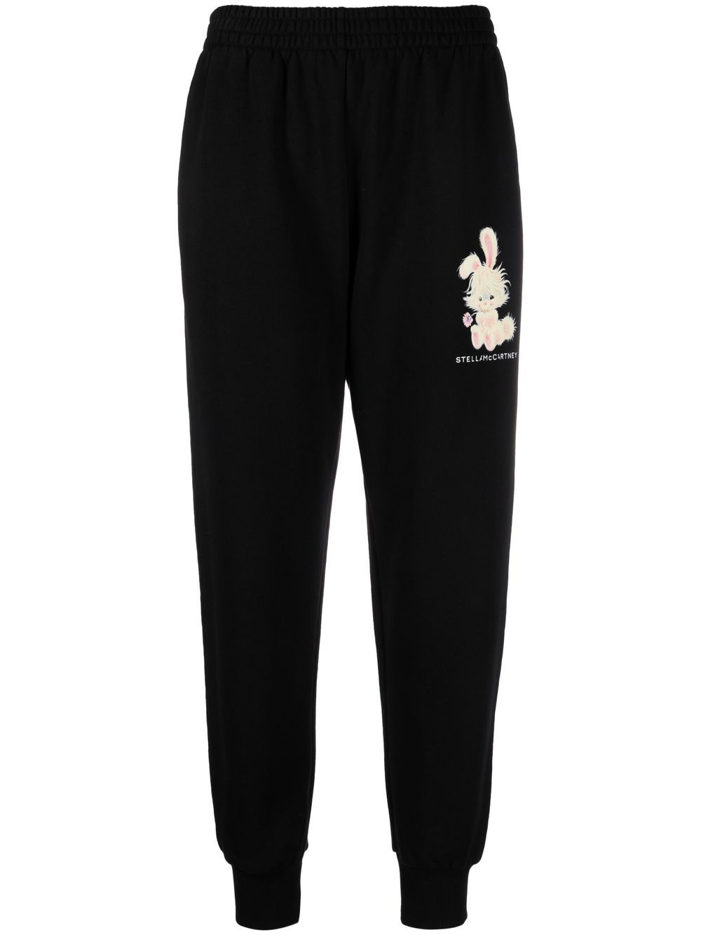 Stella McCartney graphic-print tapered track pants - Black von Stella McCartney