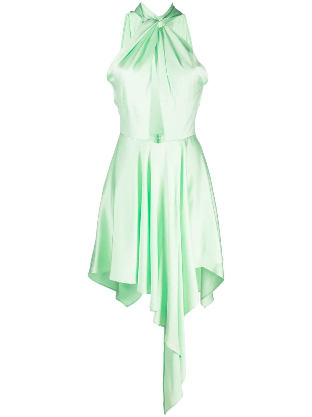 Stella McCartney halterneck draped minidress - Green von Stella McCartney