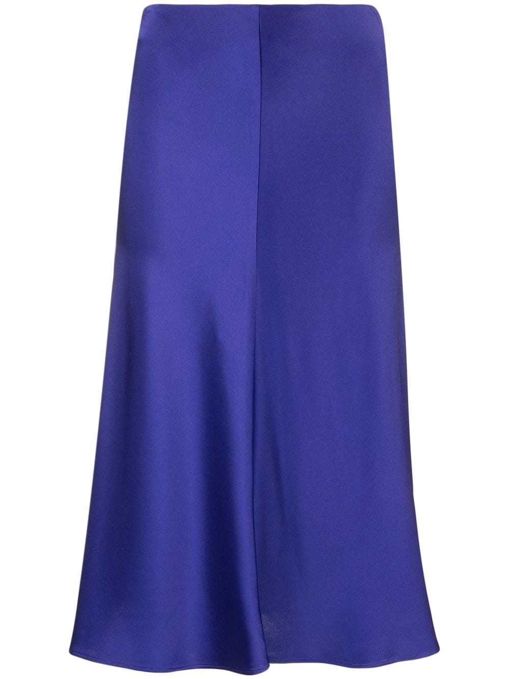 Stella McCartney high-waisted satin-finish skirt - Purple von Stella McCartney