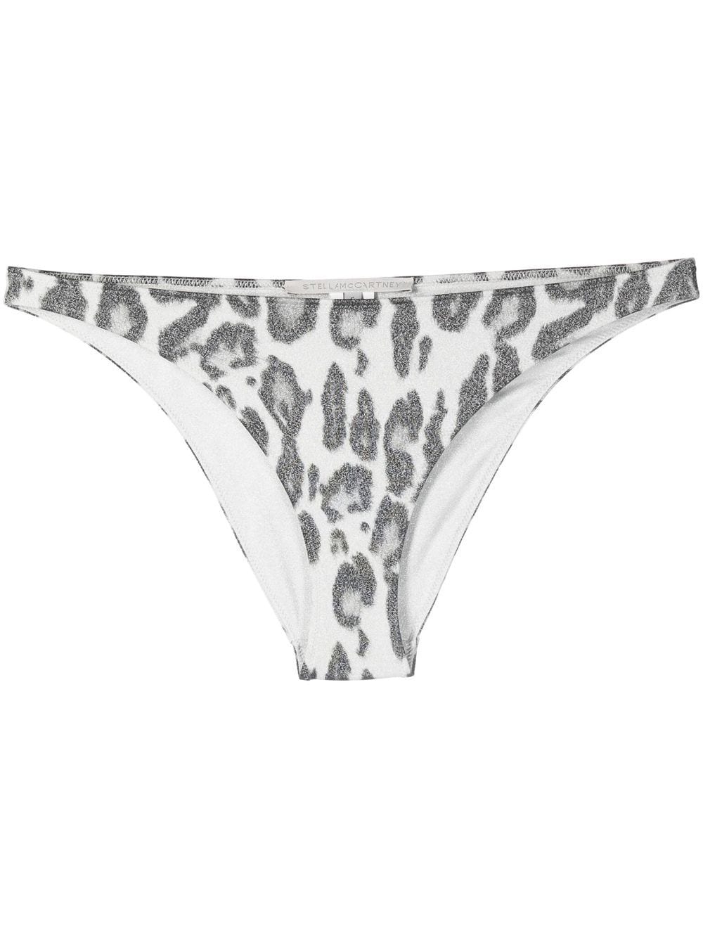 Stella McCartney leopard-print bikini bottoms - Silver von Stella McCartney