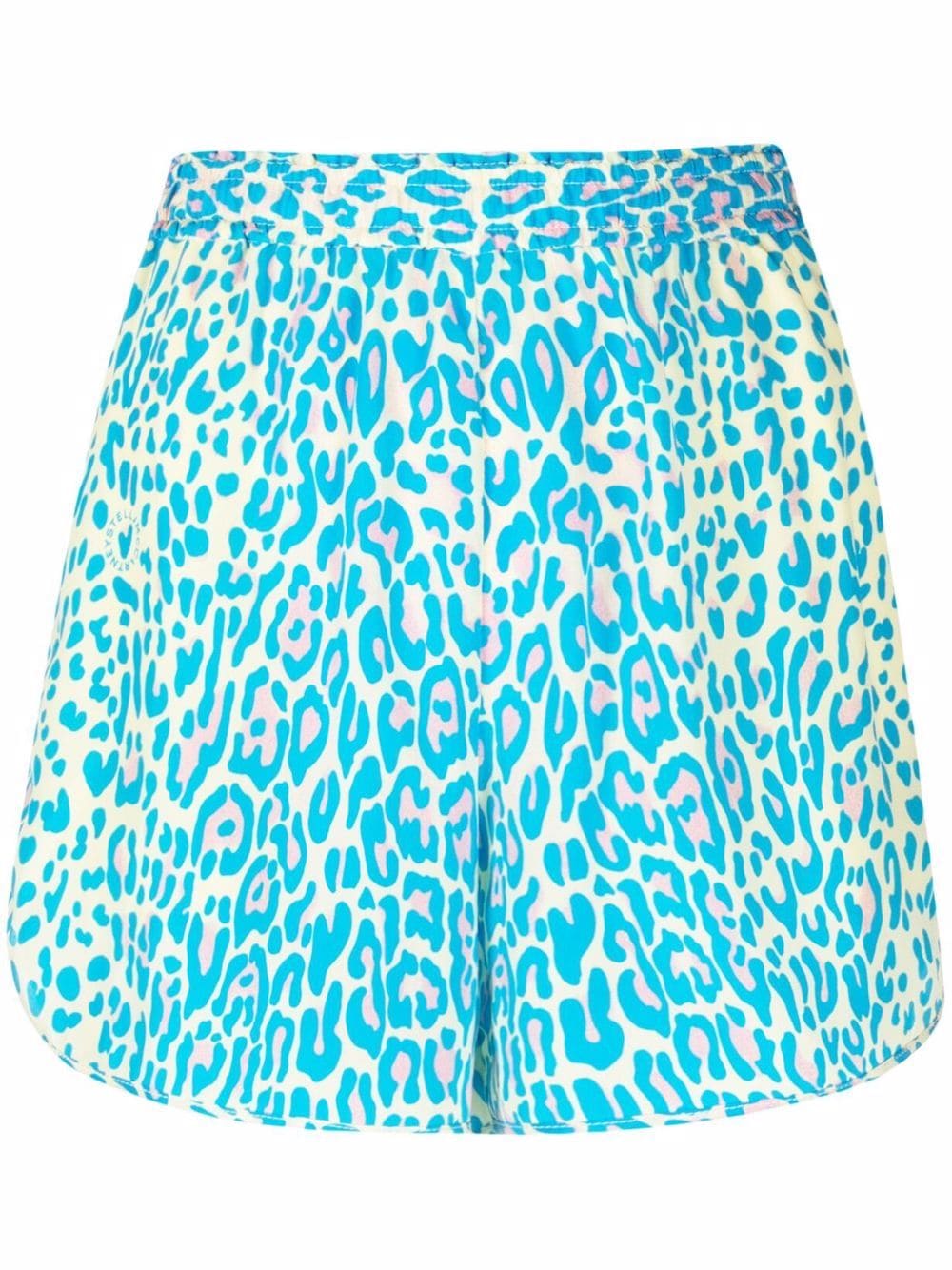 Stella McCartney leopard-print shorts - Blue von Stella McCartney