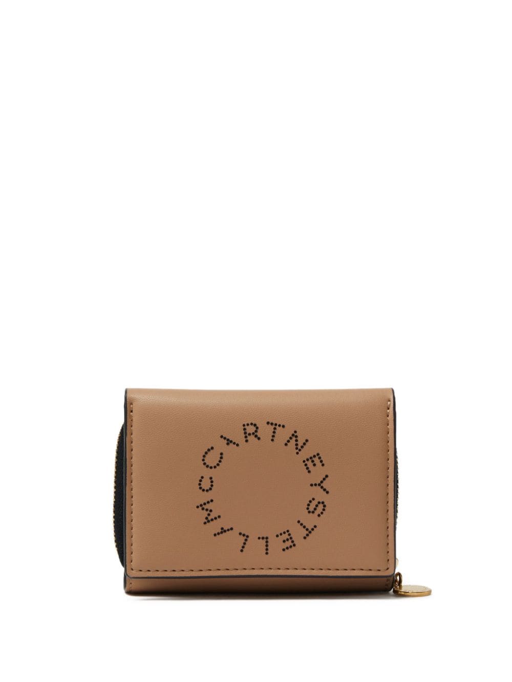 Stella McCartney logo-appliqué tri-fold wallet - Neutrals von Stella McCartney