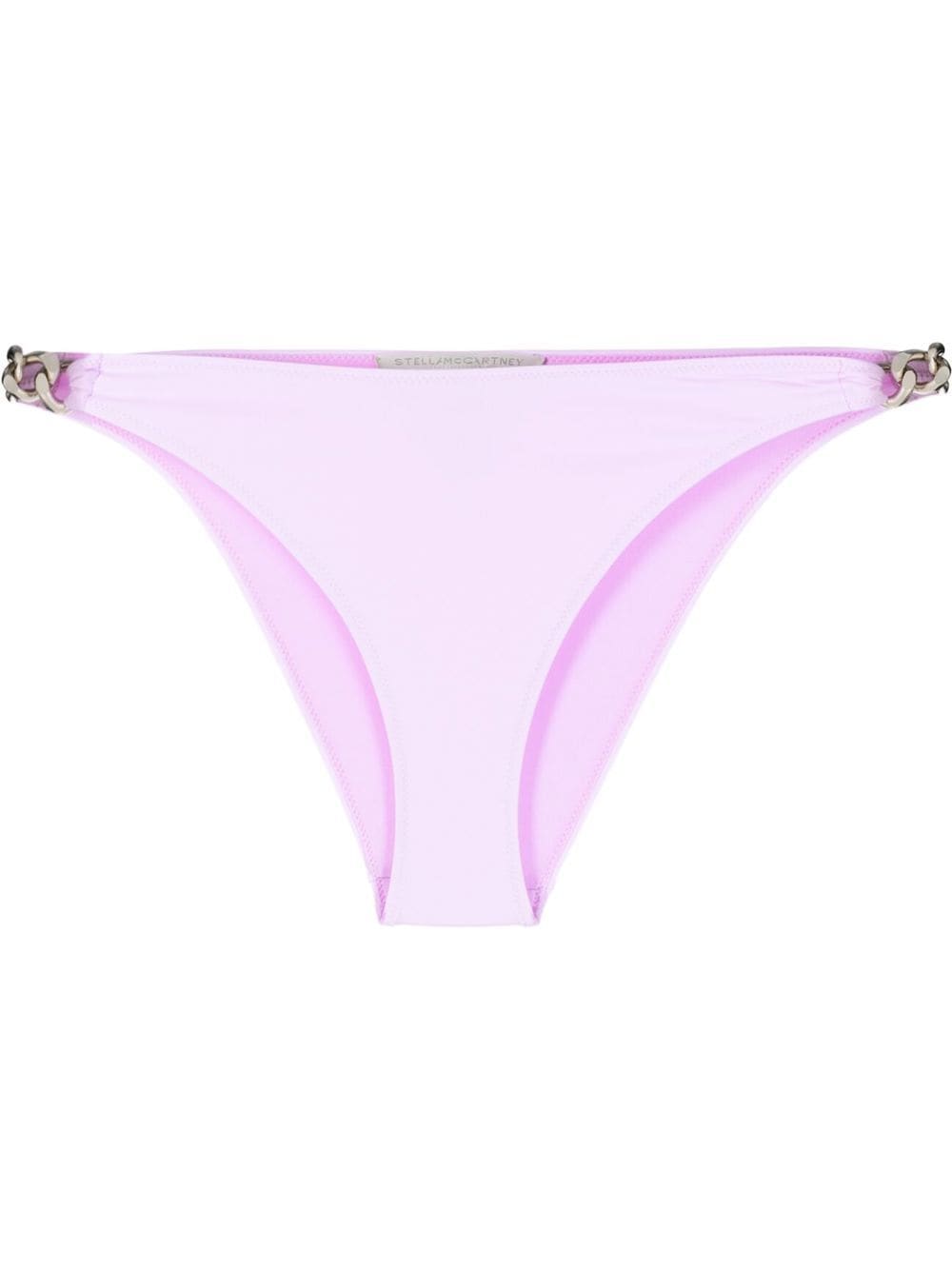 Stella McCartney logo embellished bikini bottoms - Pink von Stella McCartney
