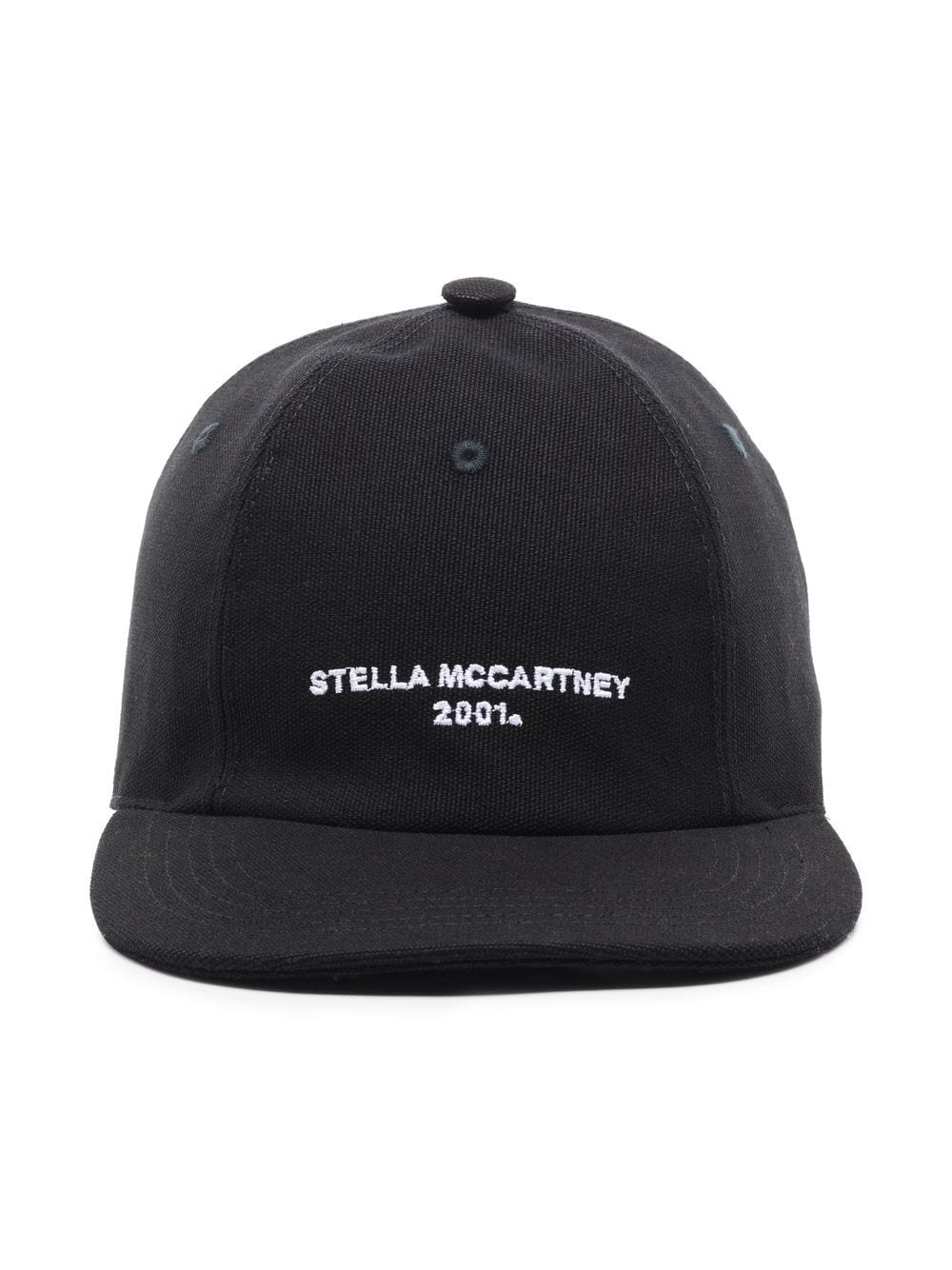 Stella McCartney logo-embroidered baseball cap - Black von Stella McCartney