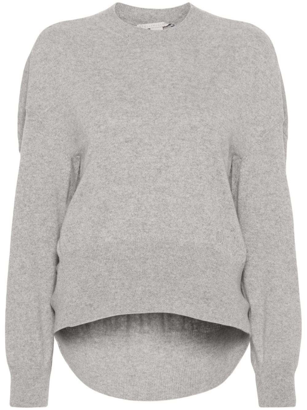 Stella McCartney logo-embroidered jumper - Grey von Stella McCartney