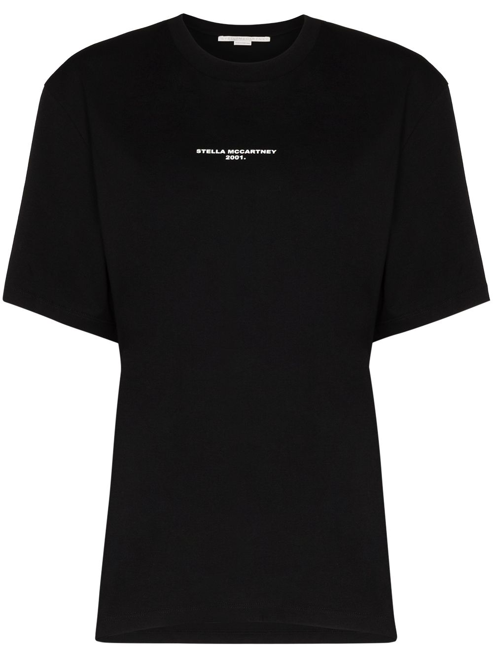 Stella McCartney logo-print short-sleeve T-shirt - Black von Stella McCartney