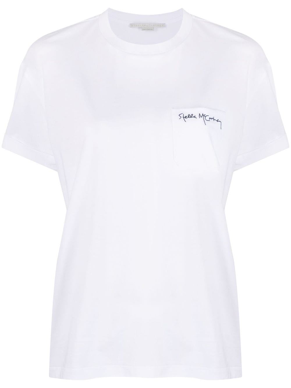 Stella McCartney logo-print cotton T-shirt - White von Stella McCartney