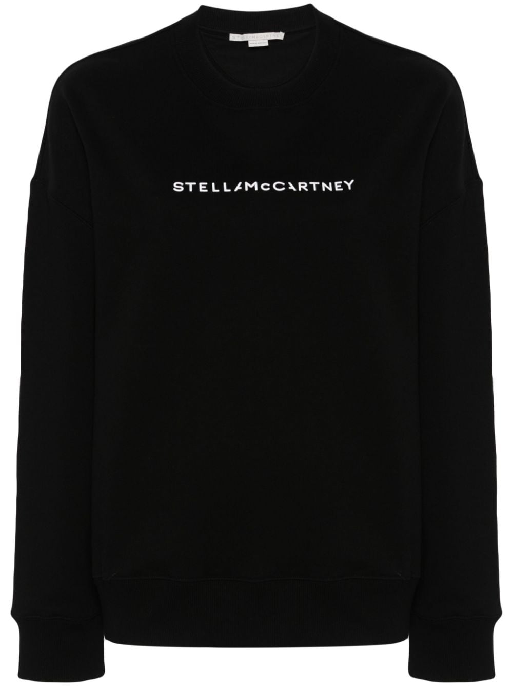 Stella McCartney logo-print cotton sweatshirt - Black von Stella McCartney