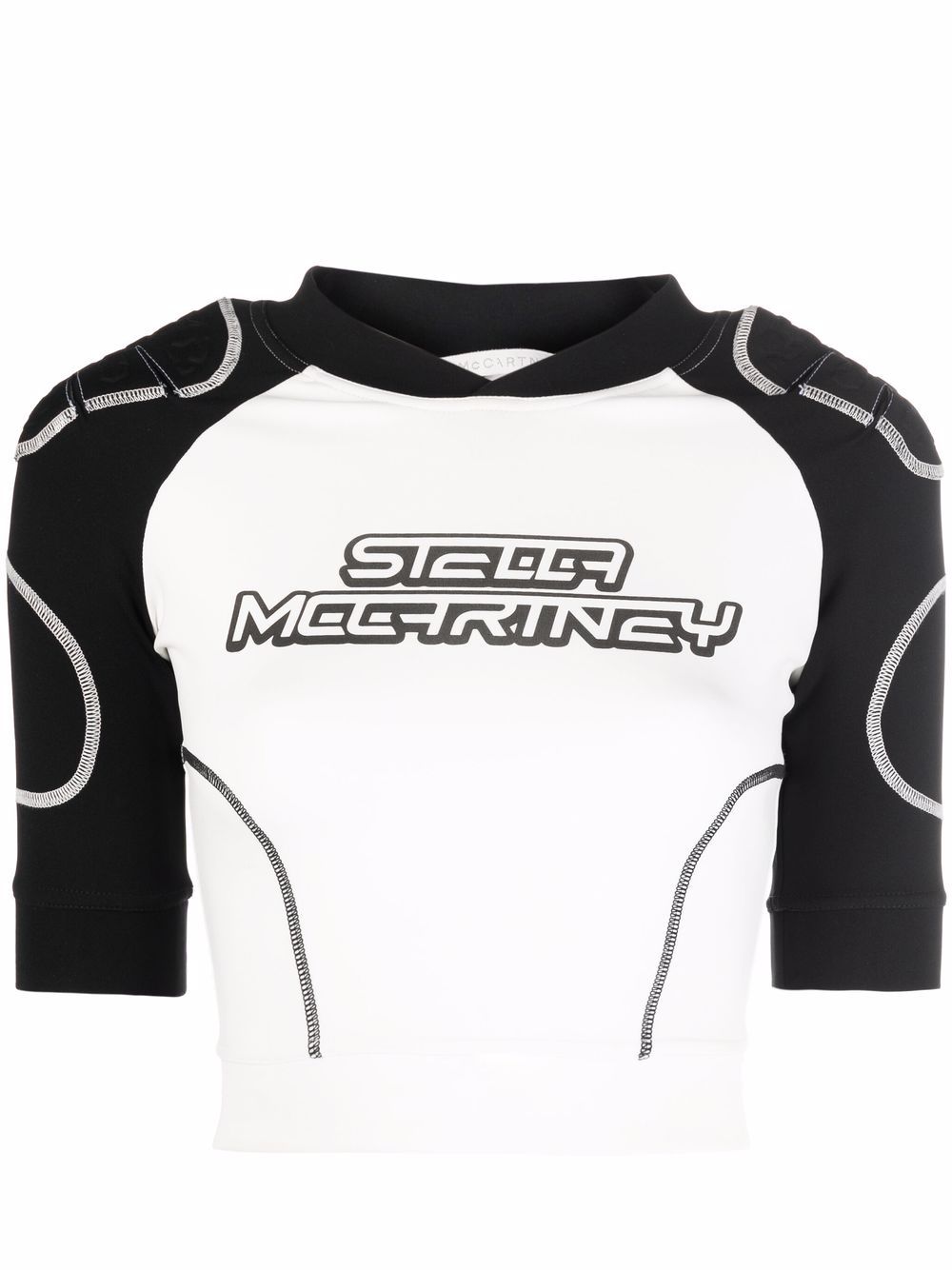Stella McCartney logo-print short-sleeve T-shirt - White von Stella McCartney