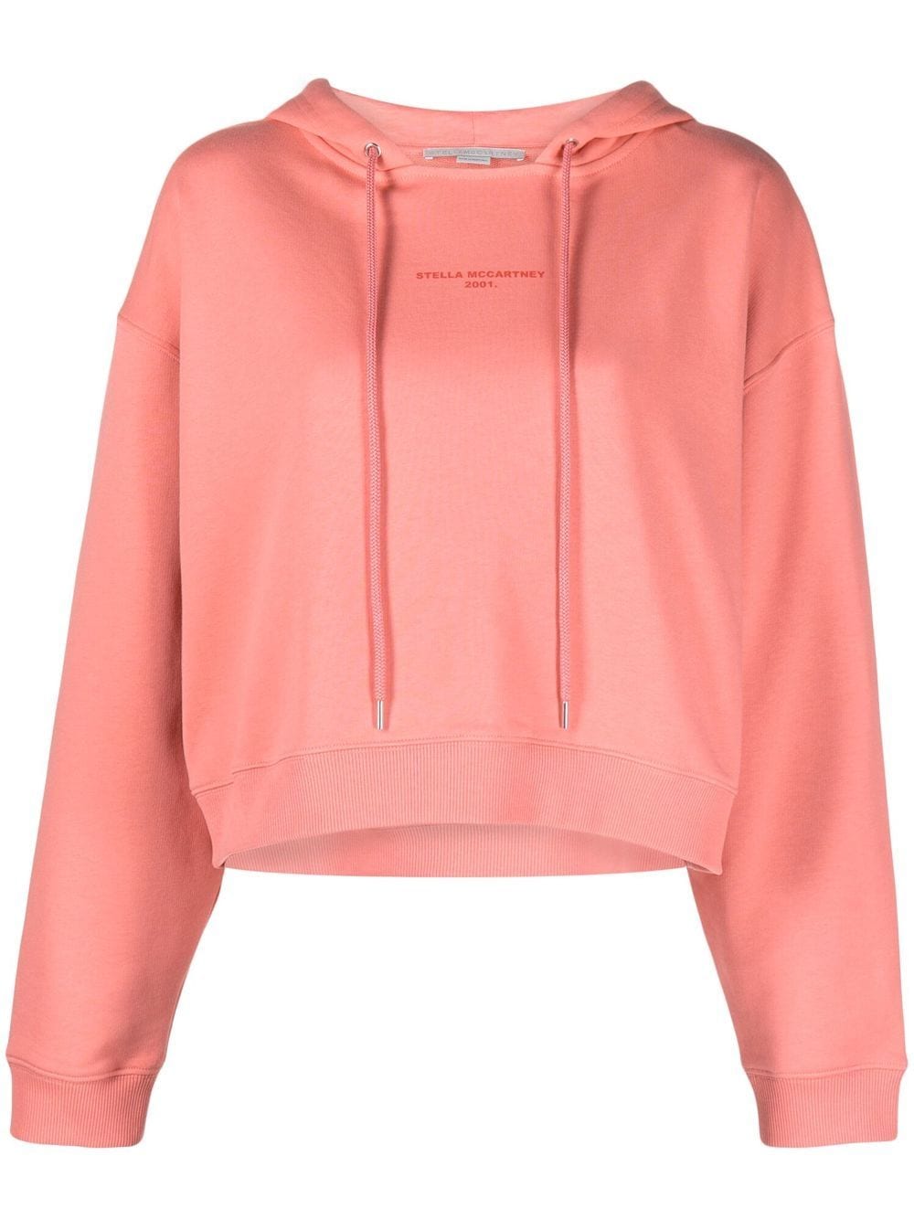 Stella McCartney logo-print drawstring hoodie - Pink von Stella McCartney